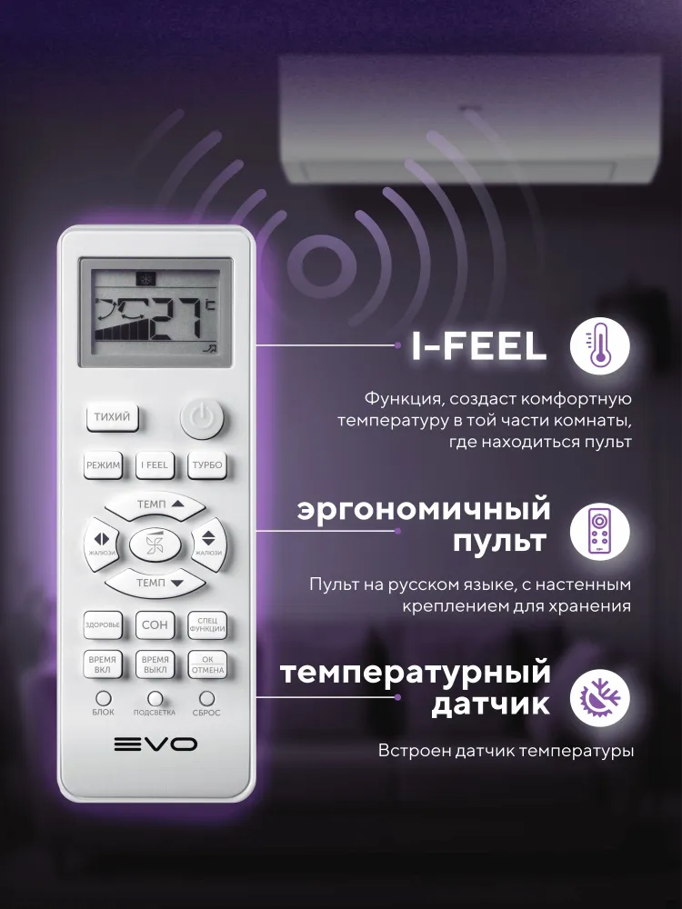 Умная сплит-система EVO INVERTER EACI-18RD1 — изображение 12