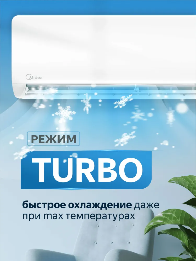 Сплит-система Midea Парамаунт R32 (Paramount R32) MSAG1-09HRN8-I/MSAG1-09HRN8-O On/Off — изображение 10
