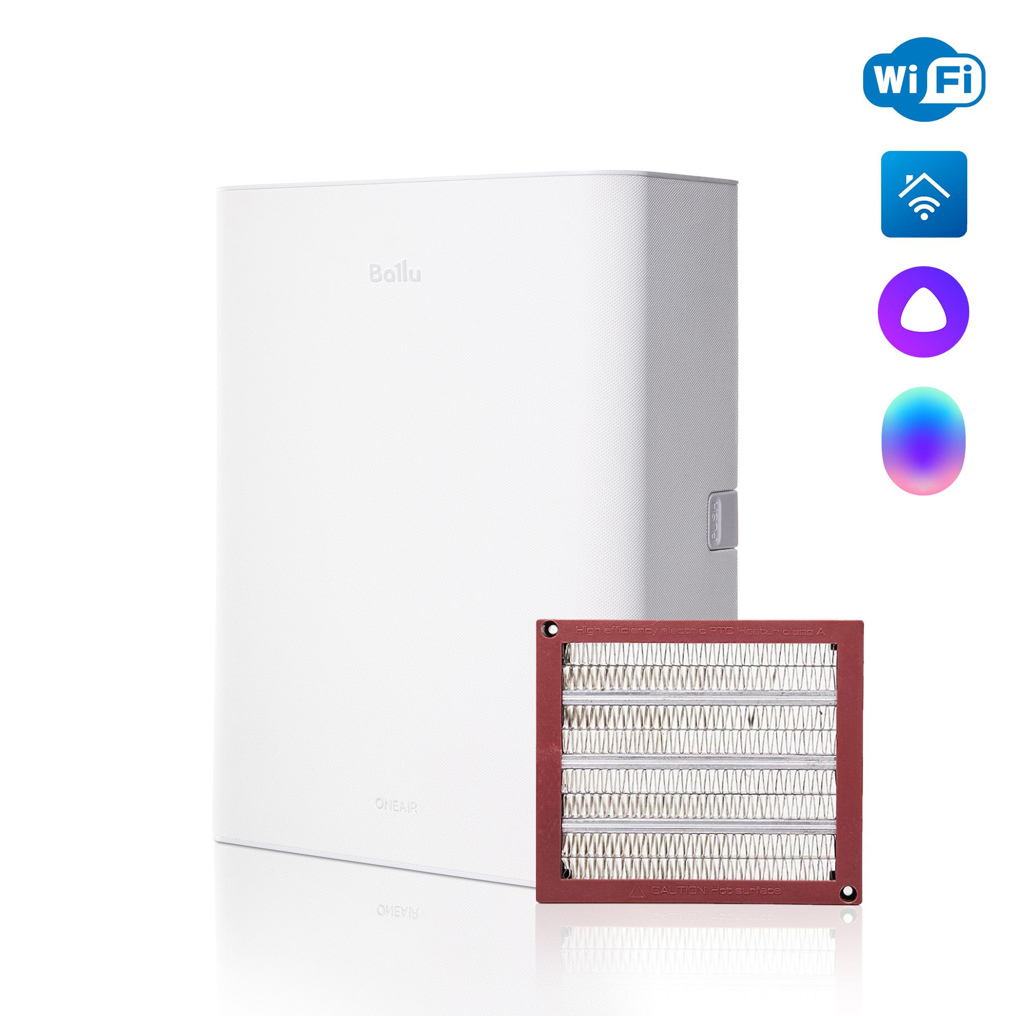 Очиститель воздуха приточный Ballu ONEAIR ASP-100WH белый — изображение 12