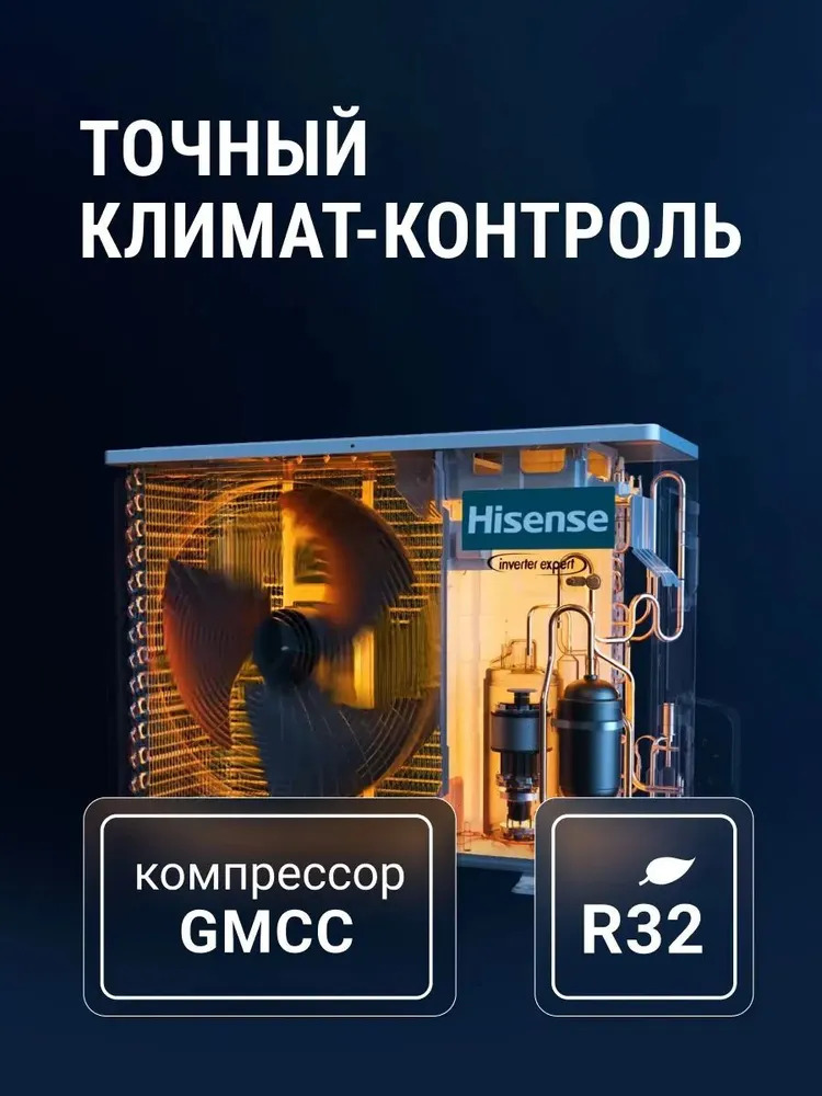 Сплит-система Hisense City 2.0 DC Inverter AS-13UW4RYRKA05 — изображение 14